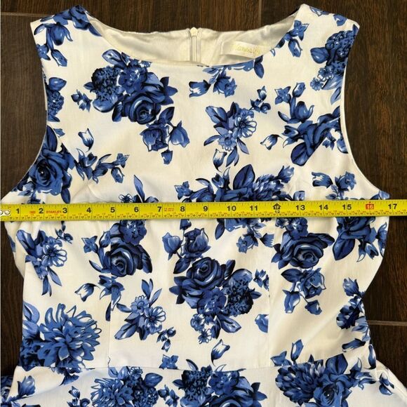 Hanpceirs Women's Boatneck Sleeveless Swing Vintage 1950s Cocktail Dress sz L - Picture 4 of 11